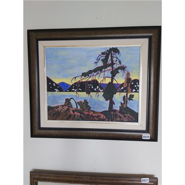 Framed Canvas Painting by Lorne Day