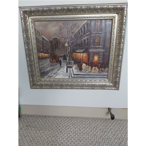 Framed Acrylic Painting by M.Bazos