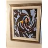 Image 1 : Framed Abstract Canvas Painting by Veronica & Lorne Day