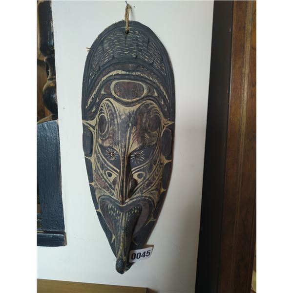 Wooden Ceremonial Mask