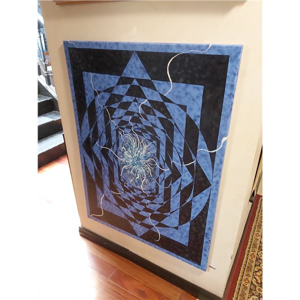 Abstract Canvas Painting by Tina Mair