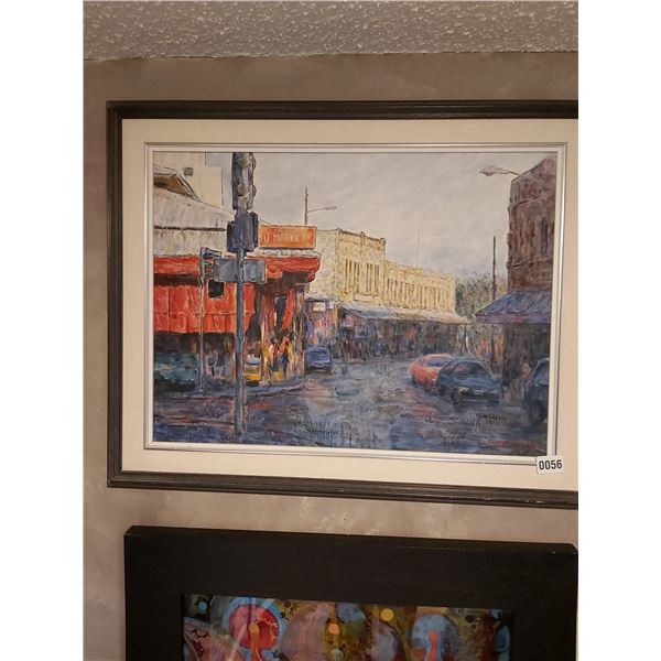 Framed Canvas Painting