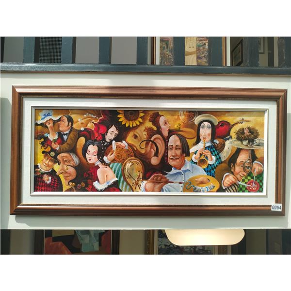 Framed Canvas Painting by Igor Postash