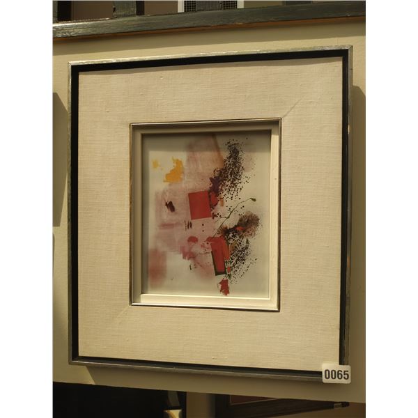 Framed Abstract Picture