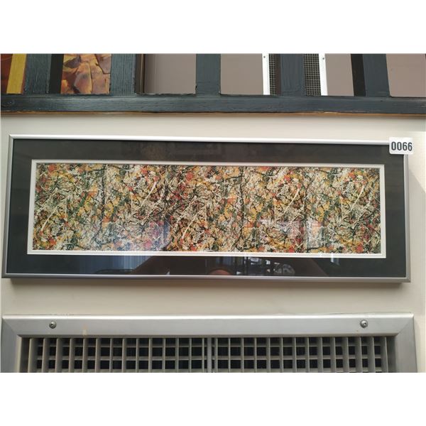 Framed Abstract Picture