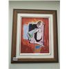Image 1 : Framed Abstract Canvas Painting by Lorne Day