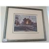 Image 1 : Framed Canvas Painting of City Street by Song Tiang