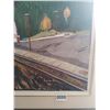Image 2 : Framed Canvas Painting of Train Tracks in the Mountains by Lorne Day