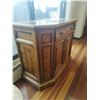 Image 3 : Wood Buffet Cabinet with Marble Top