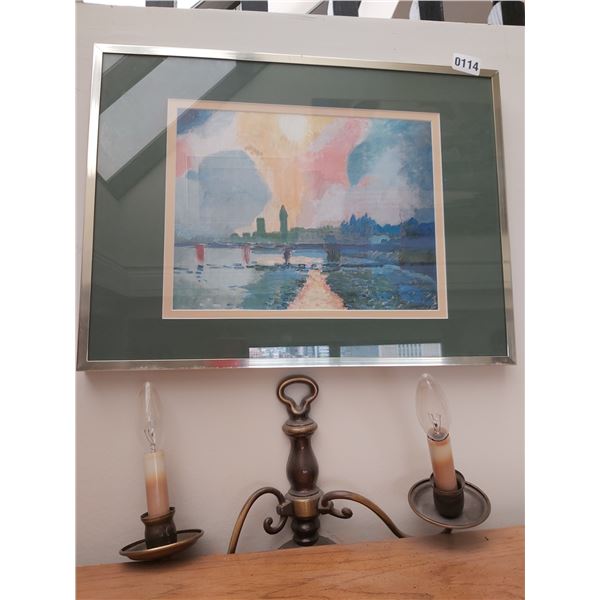 Framed Canvas Painting