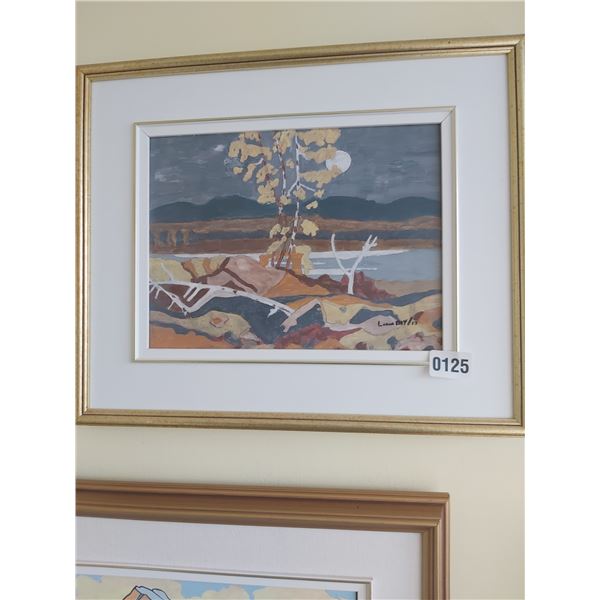 Framed Canvas Painting by Lorne Day