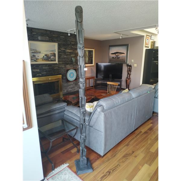 Hand Carved Wood Statue