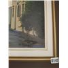 Image 2 : Framed Canvas Painting of Rustic Town Street