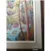 Image 2 : Framed Canvas Painting of Mountain River