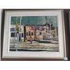 Image 1 : Framed Picture of Man Walking on City Street