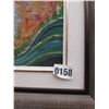 Image 2 : Framed Abstract Canvas Painting by Lorne Day