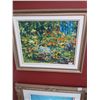 Image 1 : Framed Abstract Canvas Painting