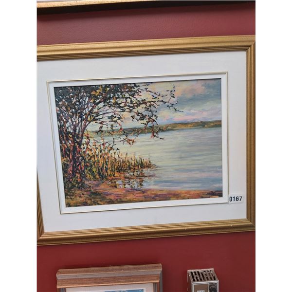 Framed Acrylic Canvas Painting