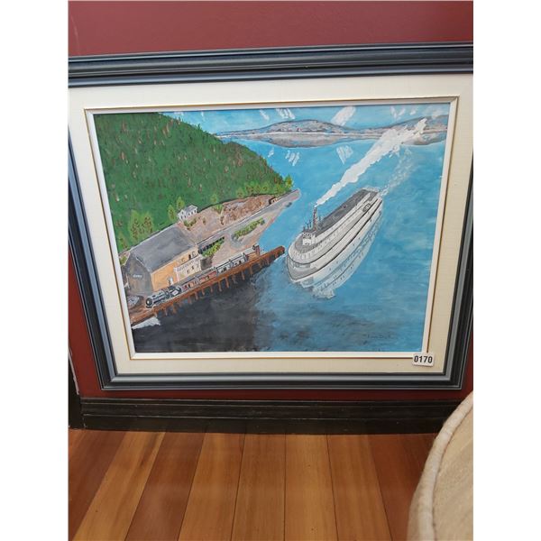 Framed Canvas Painting by Lorne Day