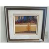 Image 1 : Framed Canvas Painting of Trees on a River