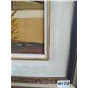 Image 2 : Framed Canvas Painting of Trees on a River