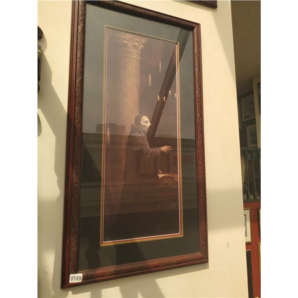 Framed Phantom of the Opera Print