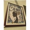 Image 1 : Framed Abstract Canvas Painting of Woman by Lorne Day