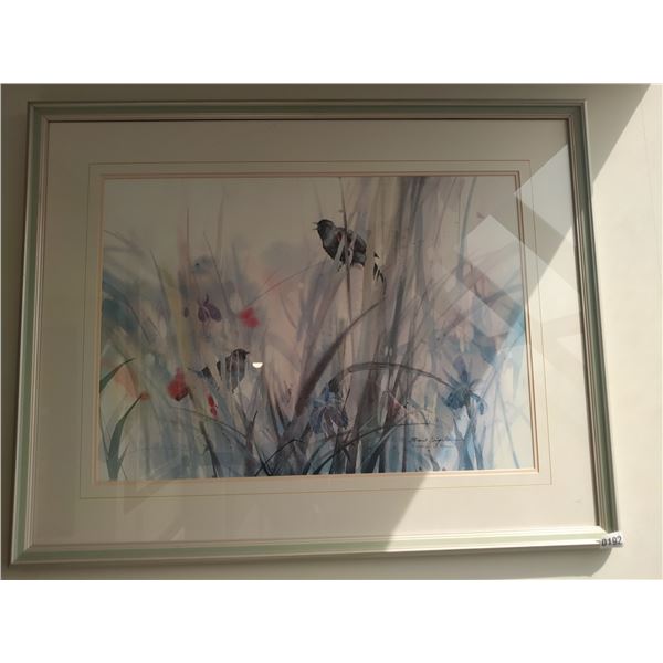 Framed Watercolor Painting "A Coming of Spring"