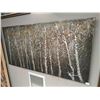 Image 1 : Textured Canvas Picture of Birch Trees