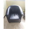 Image 1 : Black Leather Armchairs