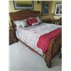 Image 4 : King Size Sleigh Bed And Side Tables