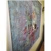 Image 2 : Framed Abstract Canvas Painting "Caravan" by David Seghers
