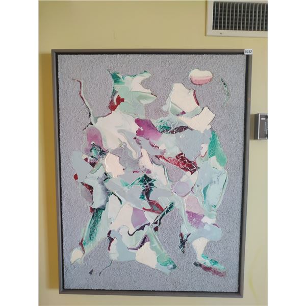 Framed Textured Painting