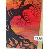Image 2 : Framed Canvas Painting of Tree