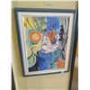 Image 1 : Framed Abstract Canvas Painting by Lorne Day