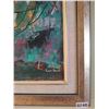 Image 2 : Framed Abstract Canvas Painting by Lorne Day