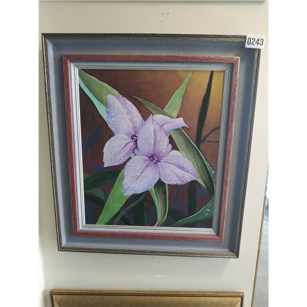 Framed Canvas Painting "Morning Dew" by Dave Ripley