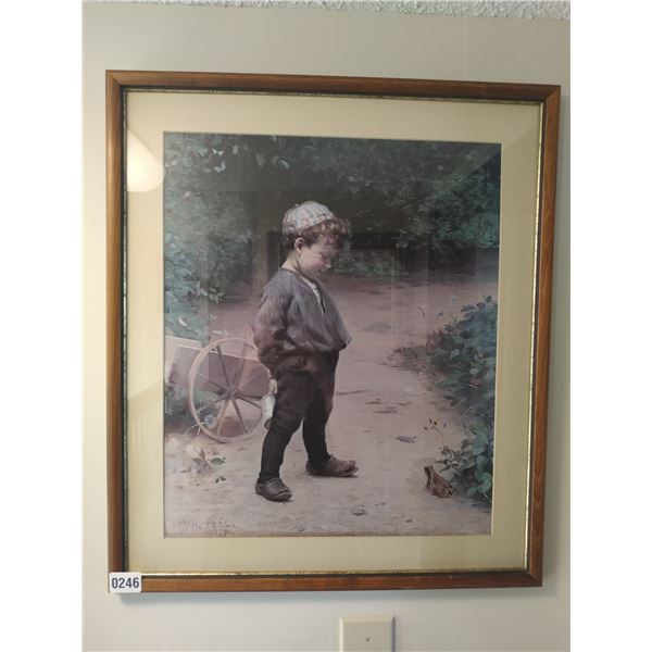 Framed Paul Peel Print