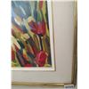 Image 2 : Framed Canvas Painting of Flowers by Crane Thomas