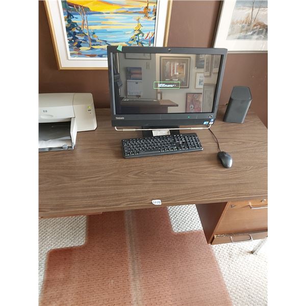 Vintage Wood Office Desk