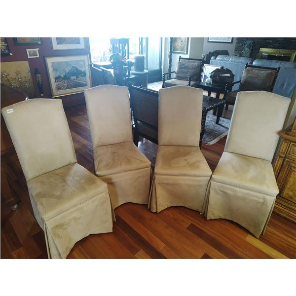 Cream Suade Chairs