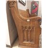Image 3 : Antique Wood Church Pew