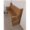 Image 1 : Antique Wood Church Pew