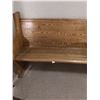 Image 4 : Antique Wood Church Pew