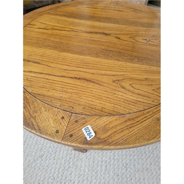 Round Wood Table