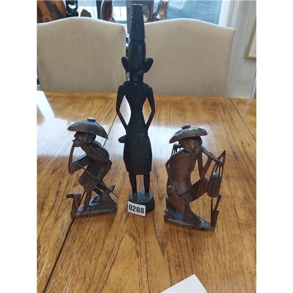 Hand Carved Wooden Statues