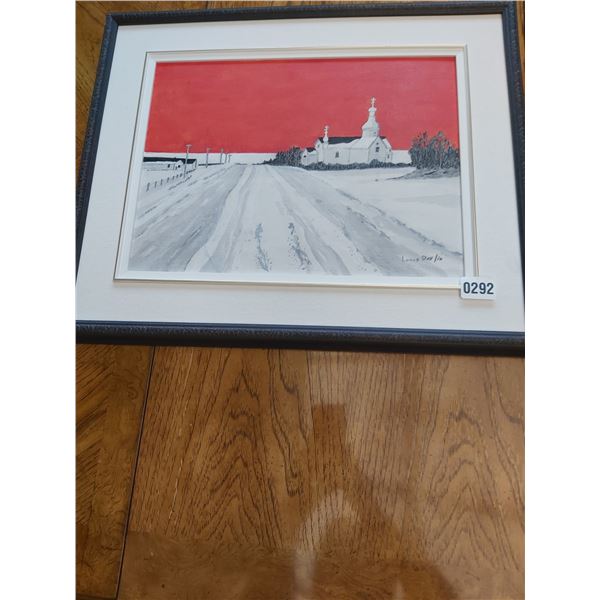 Framed Canvas Painting by Lorne Day