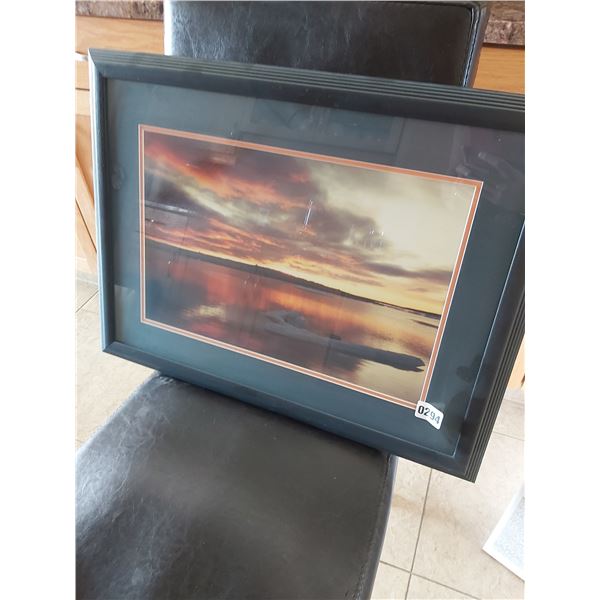Framed Print "Fire Water"