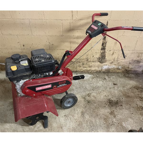 CRAFTSMAN FRONT TINE TILLER - 22 INCH - MINOR USE