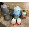 Image 1 : JOB LOT OF MISC CHICKEN FEEDERS
